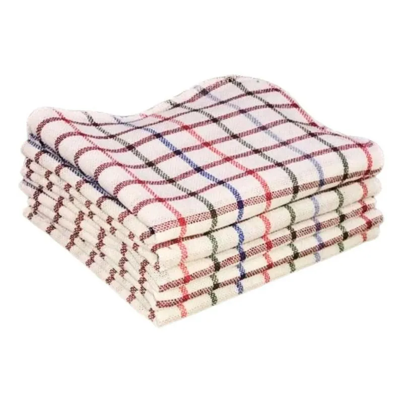 10 Pano Pia Multiuso Limpeza Copa Cozinha 100% Algodáo 29x38