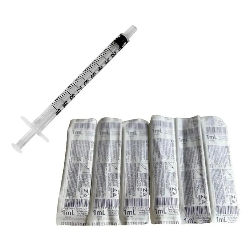 Seringa 1ml Bd Sem Agulha Cx 100 Unidades Luer Slip
