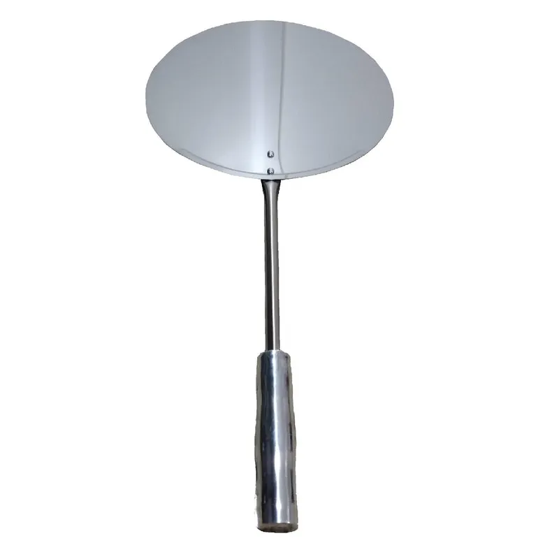 Pá De Pizza Ou Salva Bolo Em Aço Inox 36Cm Curta Forno Lenha
