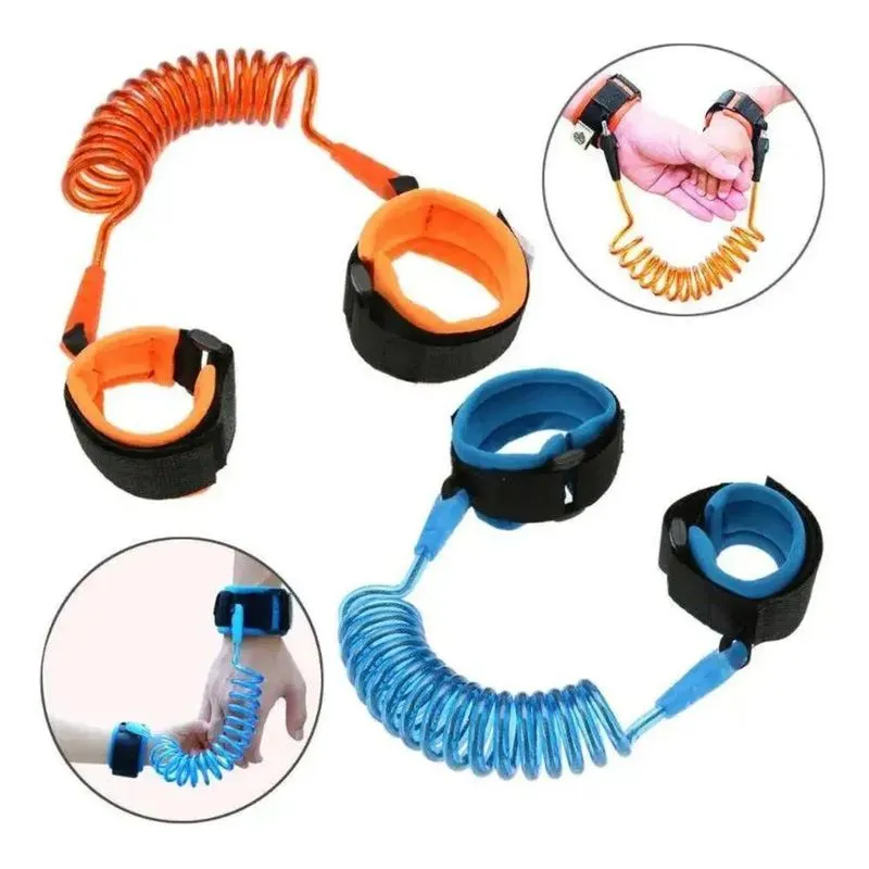 3x Pulseira Guia Infantil Seguranca Anti Perda Criança Viage