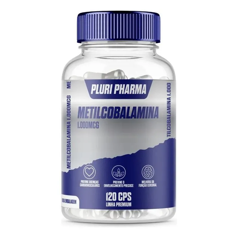 Metilcobalamina 1.000mcg 120 Cápsulas