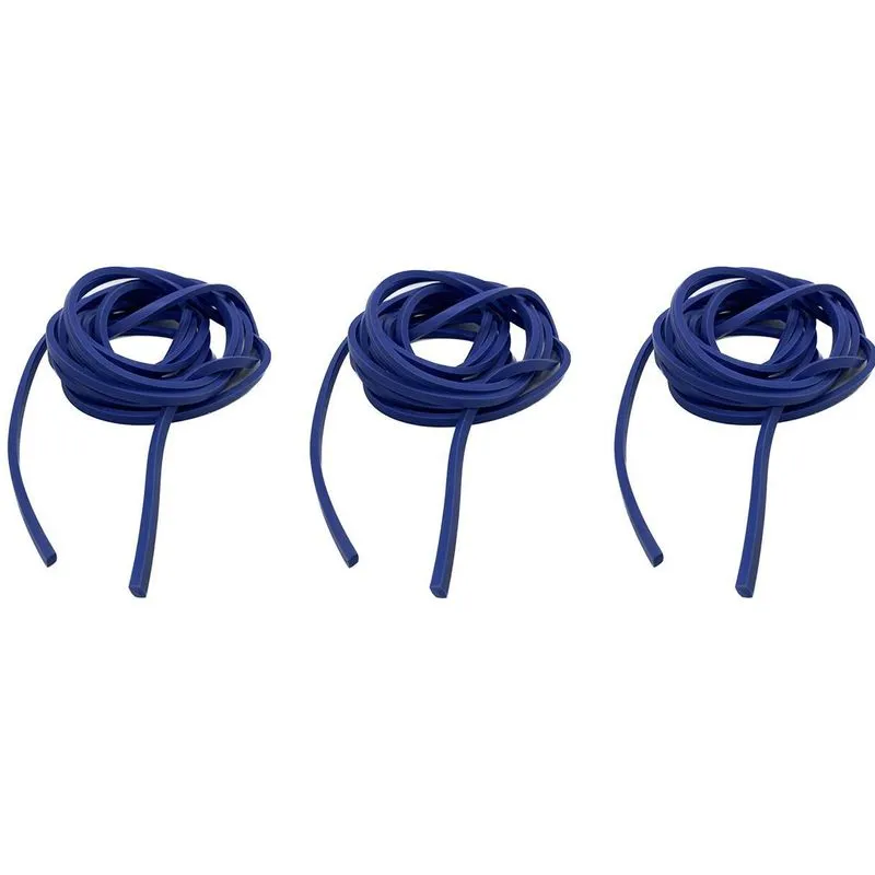 Perfil De Silicone 3,5mm X 5mm Reto 3 Rolos Com 5 Metros