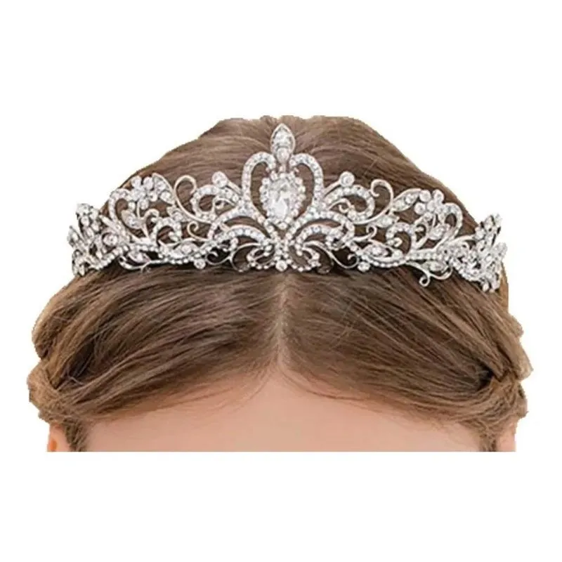 3x Coroa Tiara Strass Noiva Debutante Casamento Tiara Para M