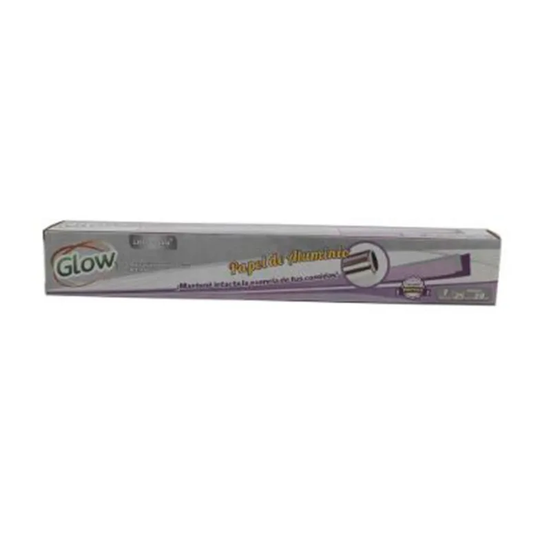 Rollo aluminio Glow caja x 25 mts