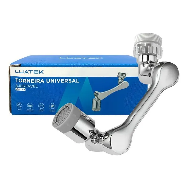 3x Extensor Torneira Dobrável Flexivel Universal Ajustável 3
