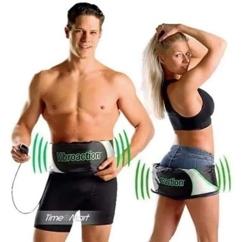 Cinta Abdominal Vibratória Ajustável - 30-50 Vibrações
