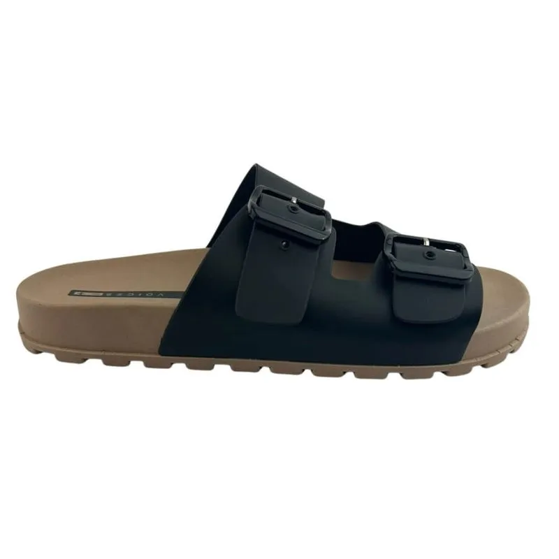 Chinelo Feminino Voices 009.00002 Folk 36 / CARAMELO/PRETO