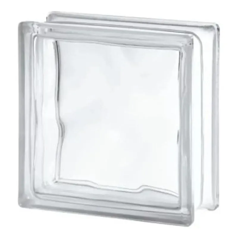 Bloco Vidro Transparente Quadrado Incolor 1 Unidade Tijolo