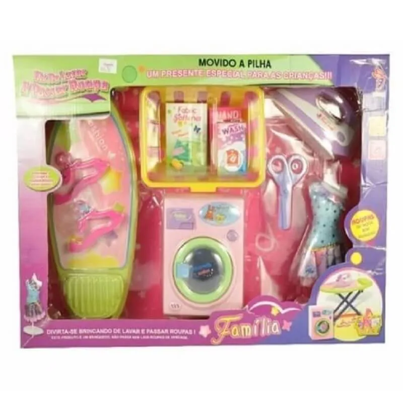 Kit Lavar E Passar Roupa - Arte Brinca Brinquedos