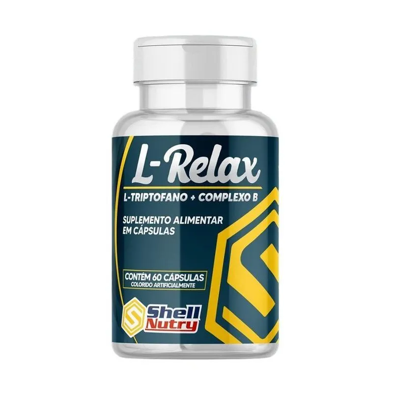 L-Relax (L-Triptofano + Complexo B) 60caps - Shell Nutry