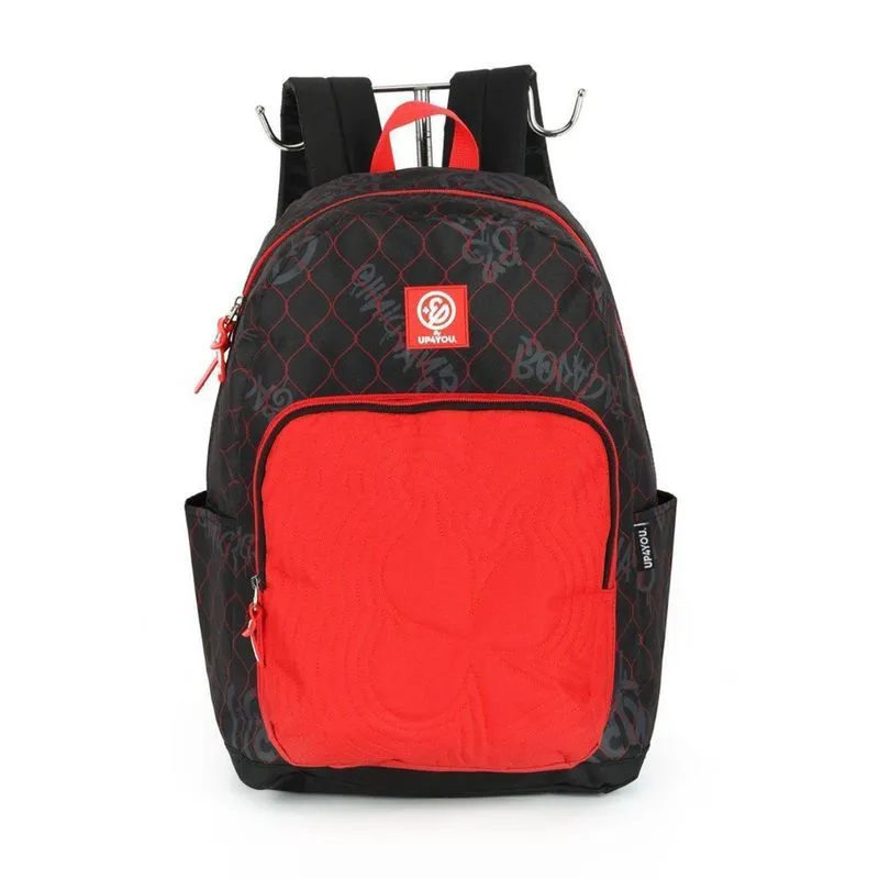 Mochila Costas Enaldinho Escolar Youtuber Juvenil - Vermelho