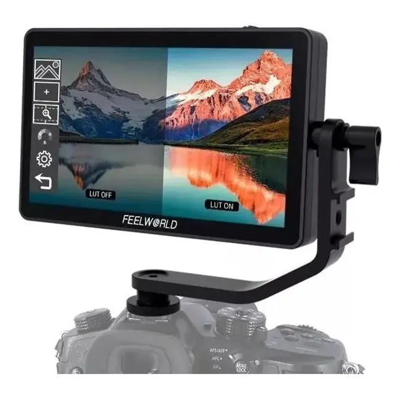 3x Monitor Feelworld F6 Plus V2 Touch 3d Lut 6