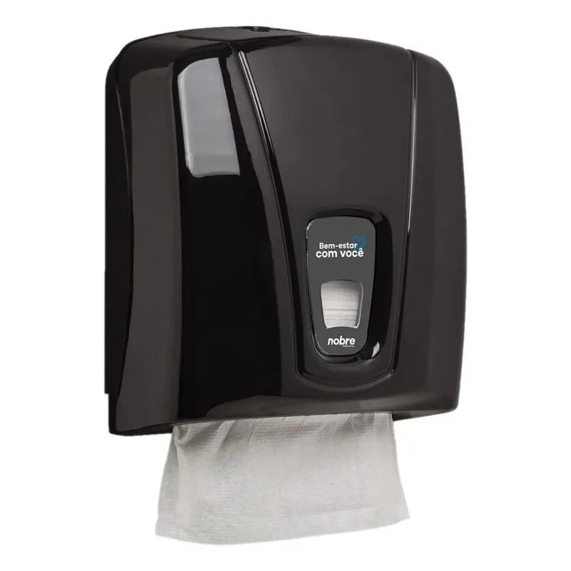 Dispensador Para Papel Toalha Inter Preto - Nobre City