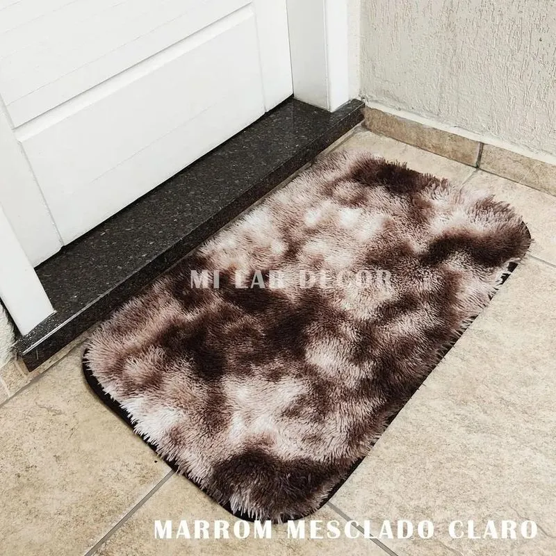 Tapete Felpudo Para Porta Quarto Sala Capacho Bara 0,80x0,50