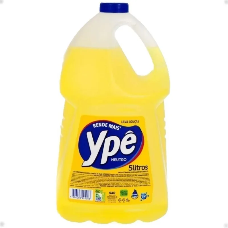 Detergente Liquido Ype Lava Louças - 5 Litros