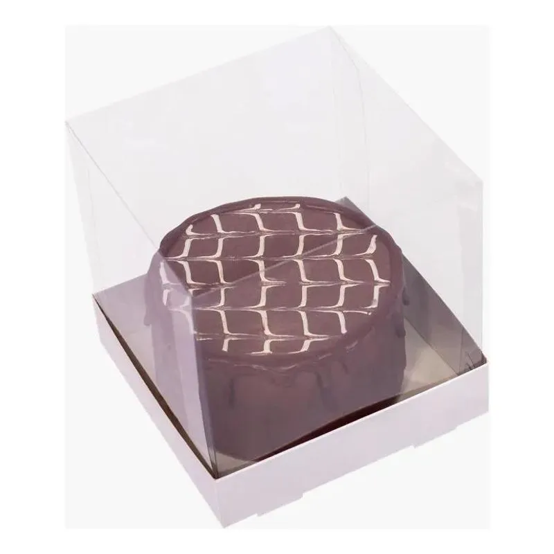 20 Caixas Acetato 12x12x12 Para Bolo E Panetone Mini, Caneca