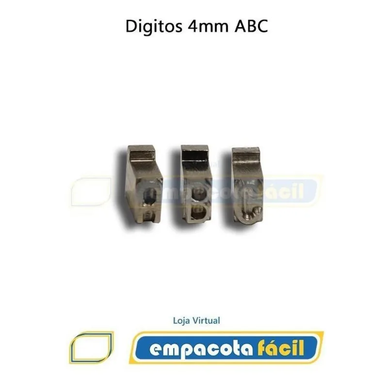 Dígitos 4mm (alfabeto) Para Datador Hotstamping T