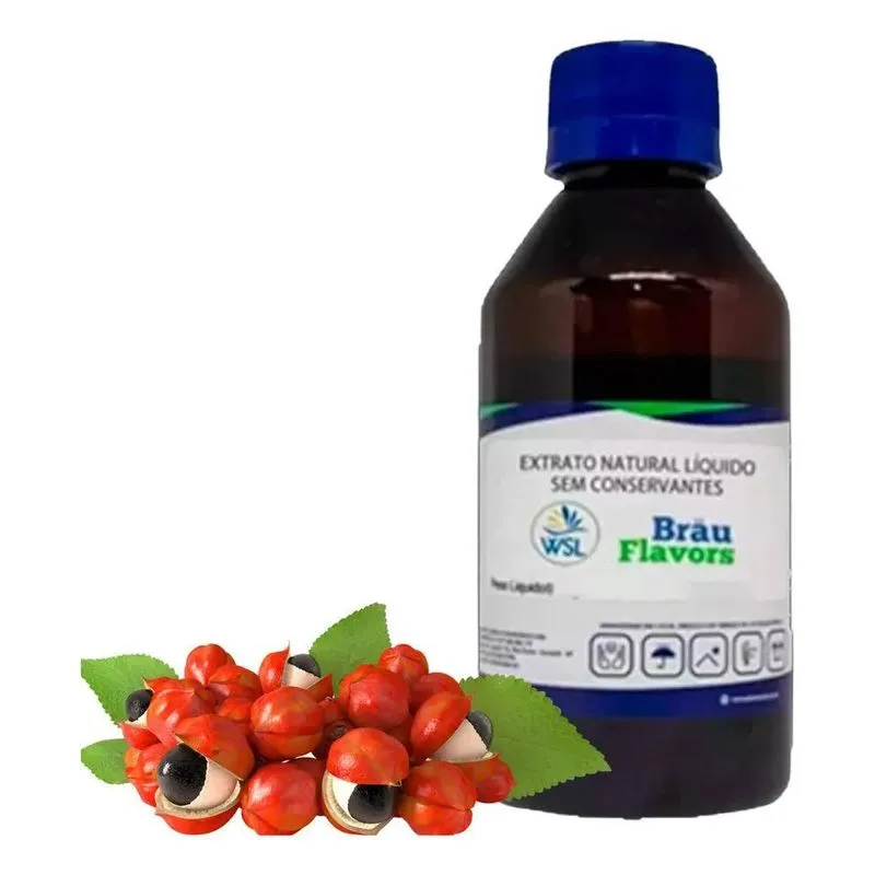 3x Extrato De Guaraná - Natural - Bru Flavors - 50g