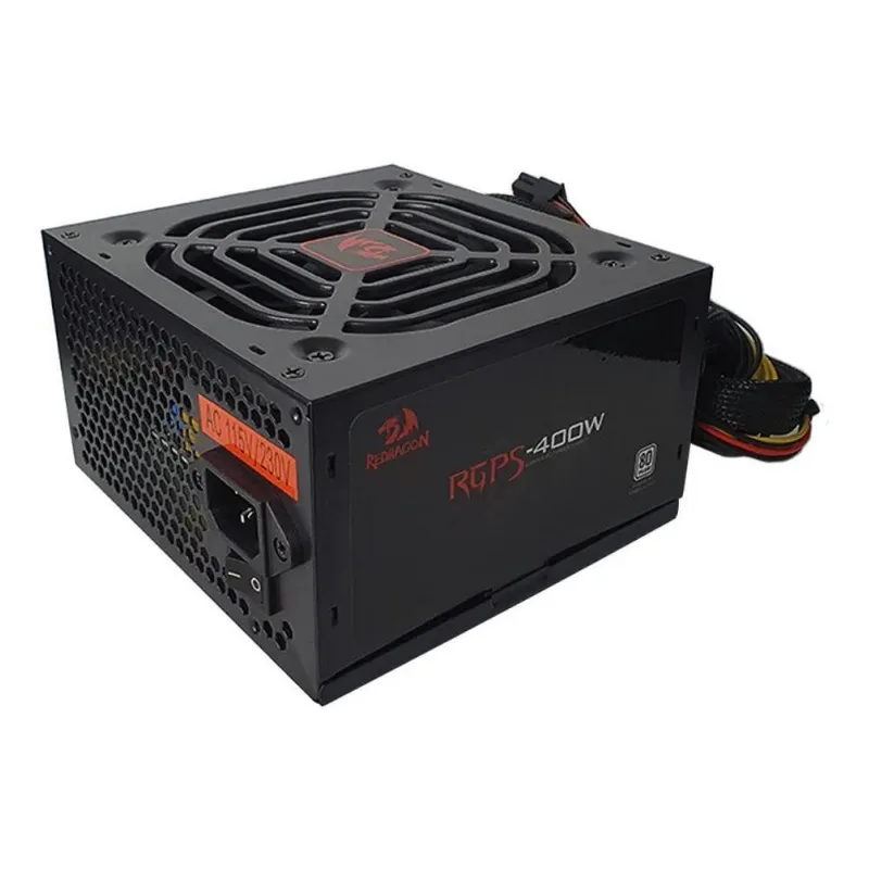 Fonte Redragon 400w 80 Plus White Pfc Ativo Gc-ps012 Cor Pre