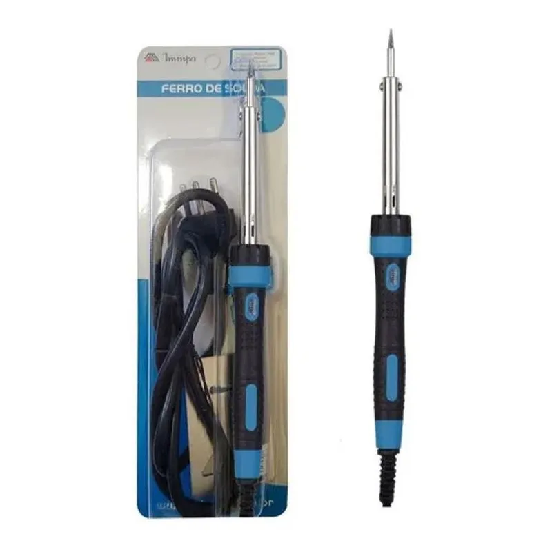 Ferro De Solda Com Suporte 27w Minipa Fe30 Inmetro Voltagem
