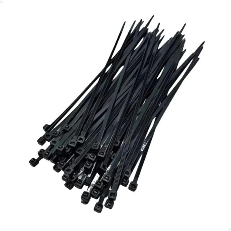 Kit 500 Abracadeiras De Nylon Fita Hellerman 400x4,8mm Preta