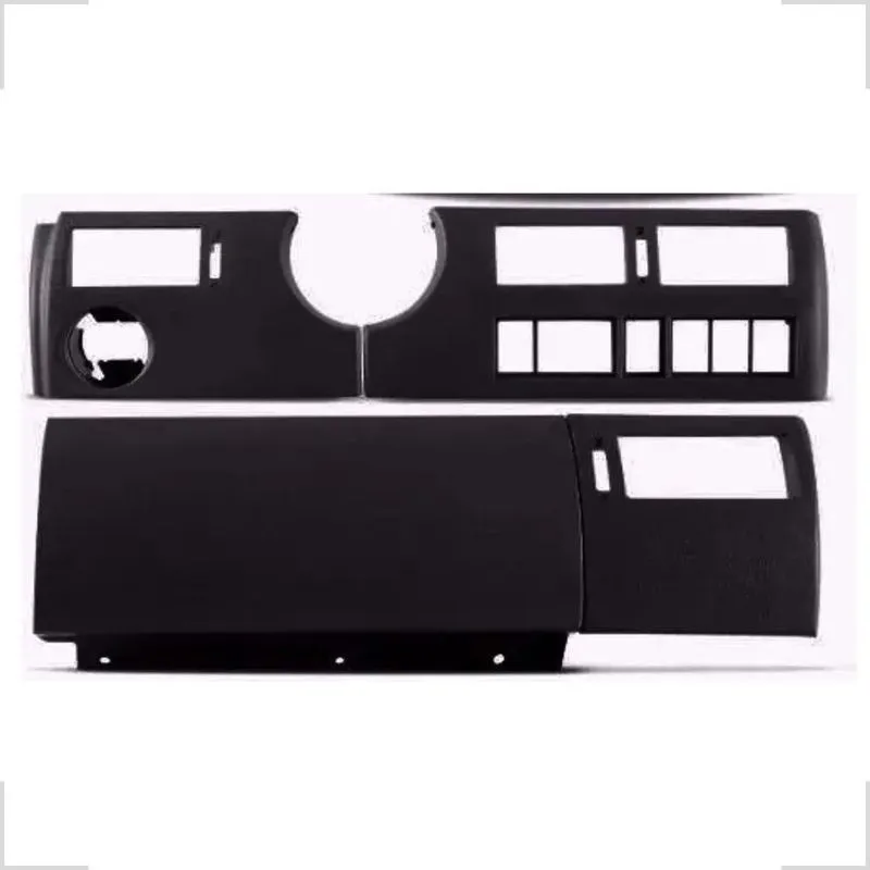 3x Kit Moldura 4 Peças Do Painel Gol Parati Saveiro G3 Pret