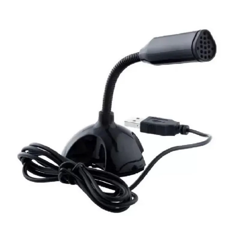 Microfone De Mesa Usb Para Pc, Skype, Msn, Jogos, Gamer