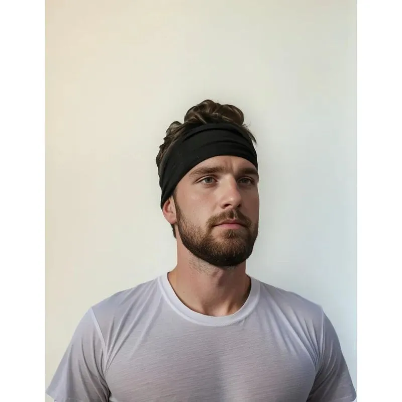 Headband Faixa De Cabelo Testa Bandana Proteção Uv Unissex