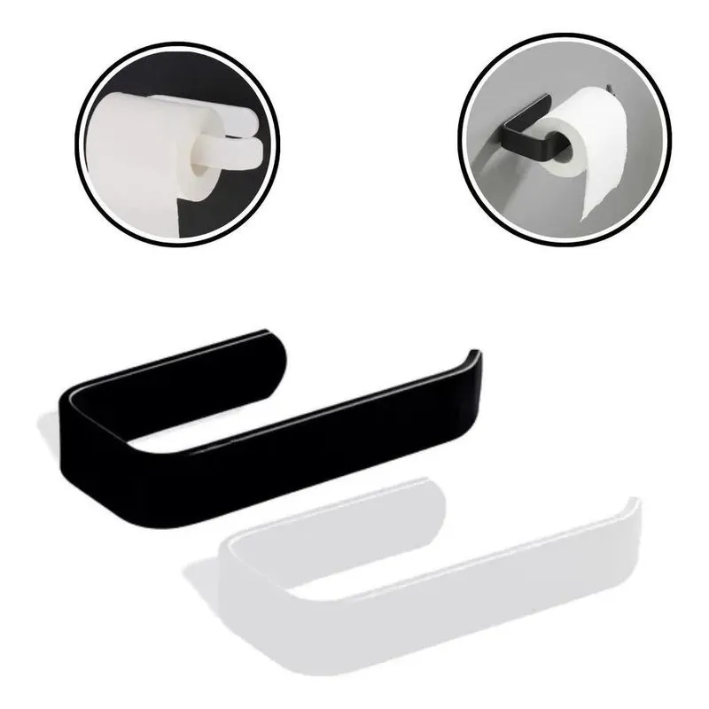 Suporte Porta Papel Higiênico Parede Adesivo 3m Premium