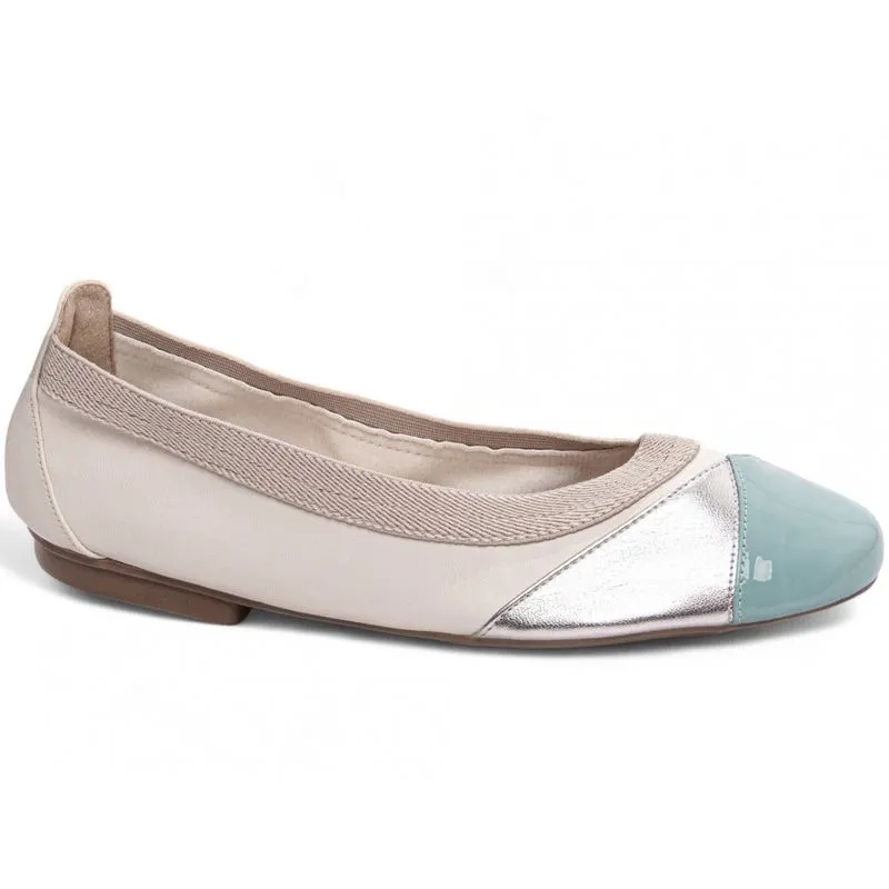 Sapatilha Feminina Maria Mole Bag Shoes Melalizado Off White Azul