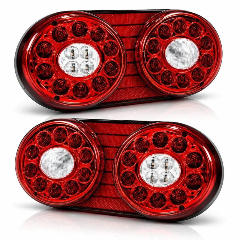 Lanterna led Traseira Para Carreta Randon Refil 12v e 24v Par