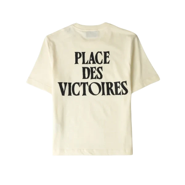 Ami Paris T-shirt Place des Victoires Beige S / New / 106386