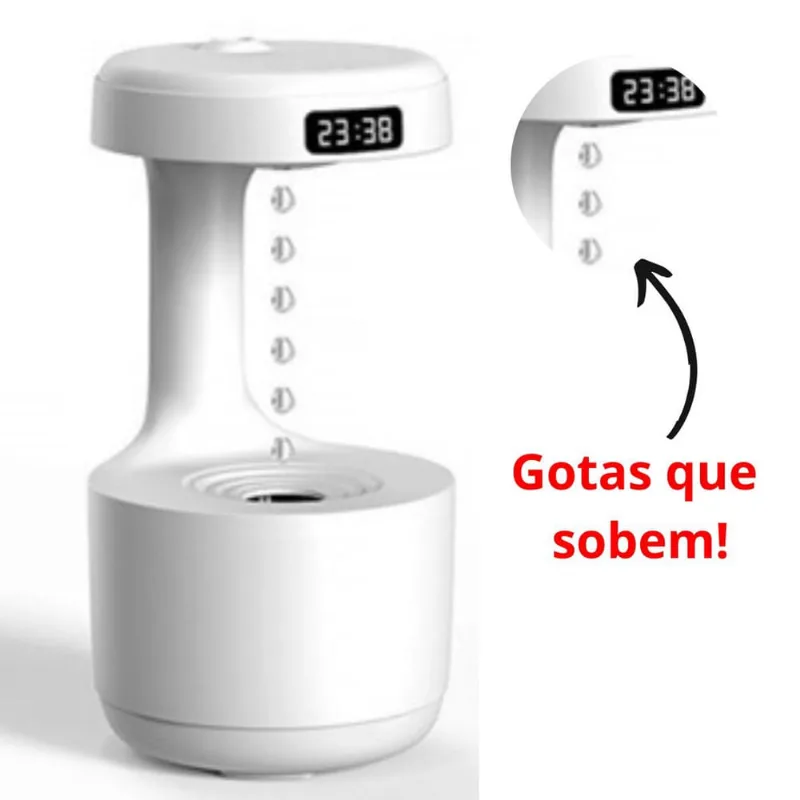 Anti-Gravidade Umidificador Gota Decorção Para Sua Casa ou Apartamento
