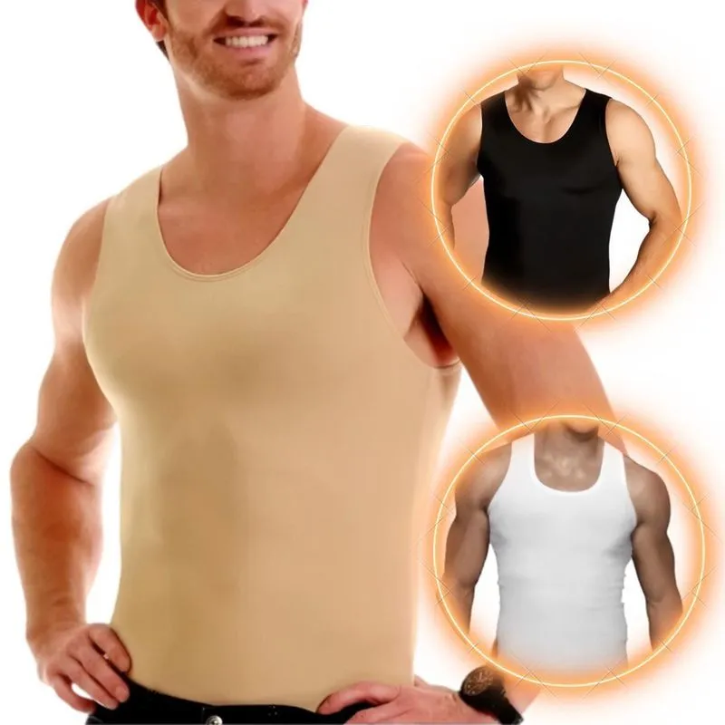 Cinta Regata Modeladora Camiseta Masculina Bege Tamanho G