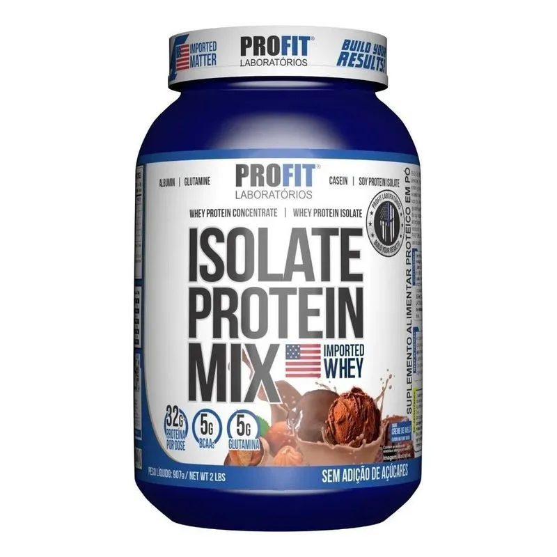 Suplemento En Pó Profit Laboratórios Proteínas Sabor Creme D
