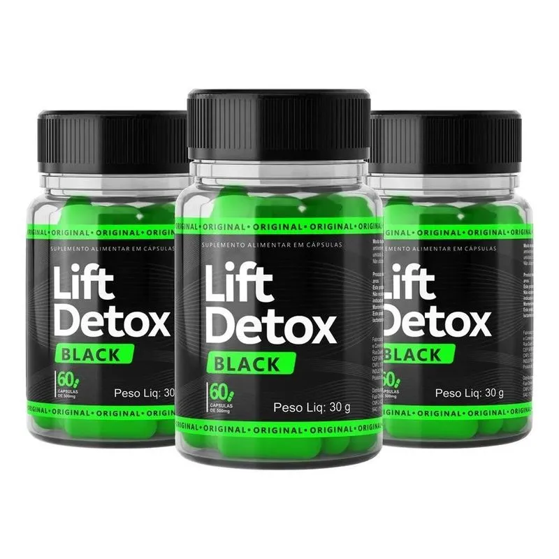 1 Pote Lift D Life 60 Cápsulas Com Sabor