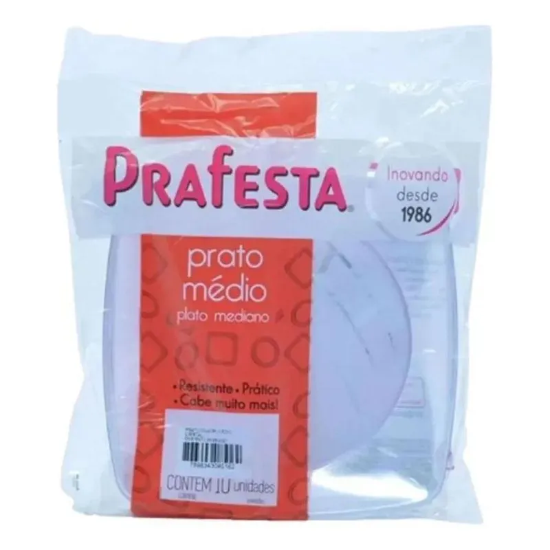 3x Prato Acrílico Quadrado Bolo Sobremesa 15cm 20 Unidades C