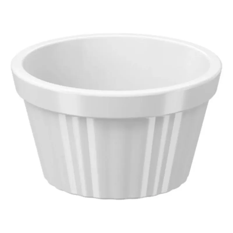 3x Conjunto 40 Ramekins Brancos 90ml Plástico Restaurante Po