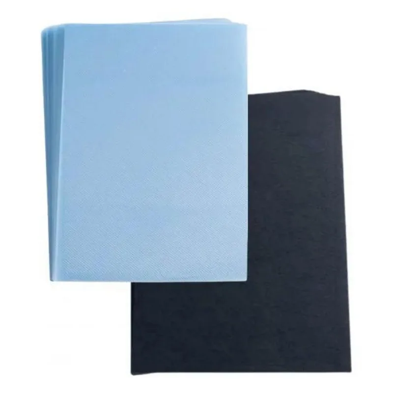 3x Kit Capa Encadernação A4 - Cristal Line + Preta 100un