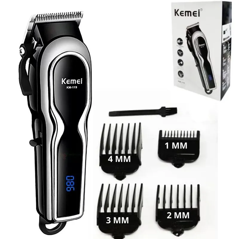 Cortador De Cabelo Kmei Km-119 Ergonômica Para Cabelo