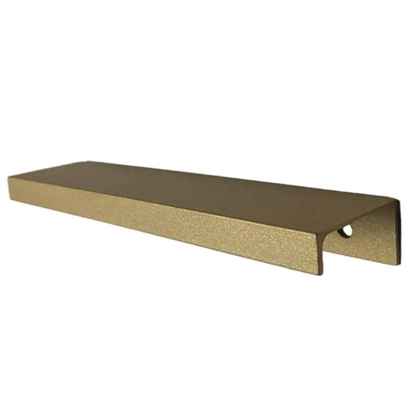 Puxadores Móveis Clean Reto Alumínio Ouro 125mm
