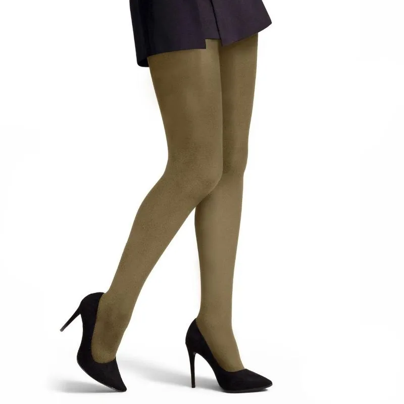 3 Meias Calça Adulta Selene Mulher Opaca Lisa Básica Fio 40
