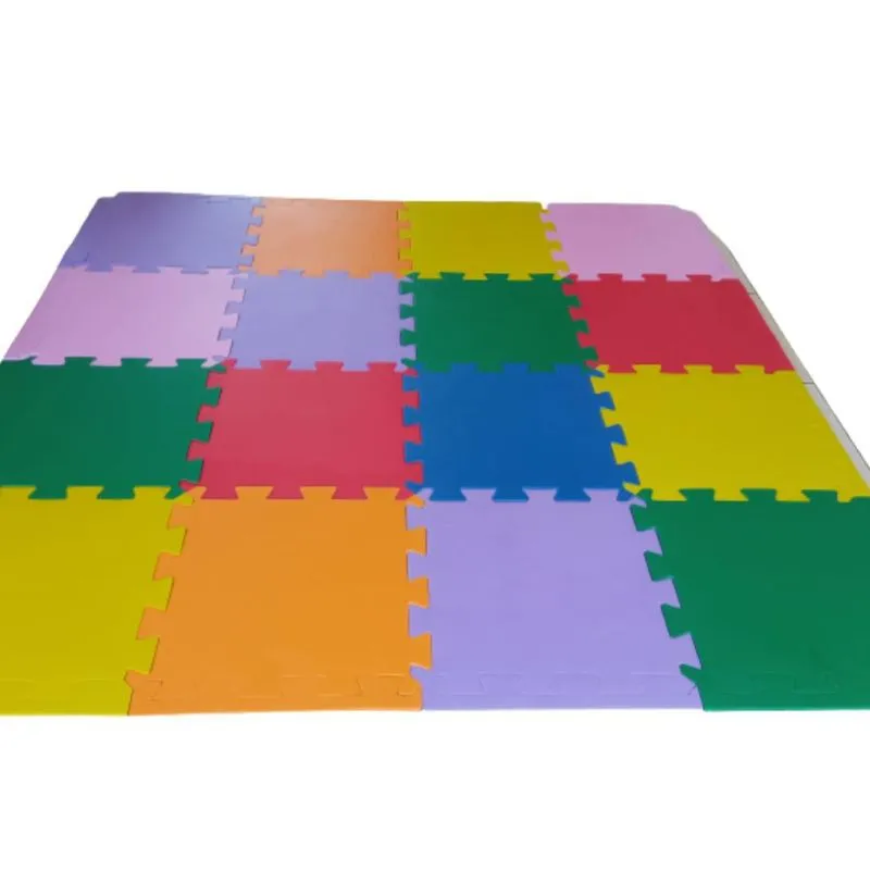 Tatame Eva 50x50x10mm Kit Com 16 Peças Com Bordas