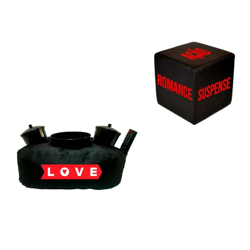 Kit Almofada De Pipoca Love Amor + Cubo Decisivo