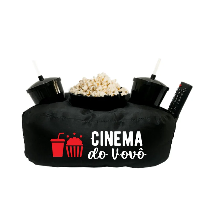 Almofada Porta Pipoca Cinema Do Vovô