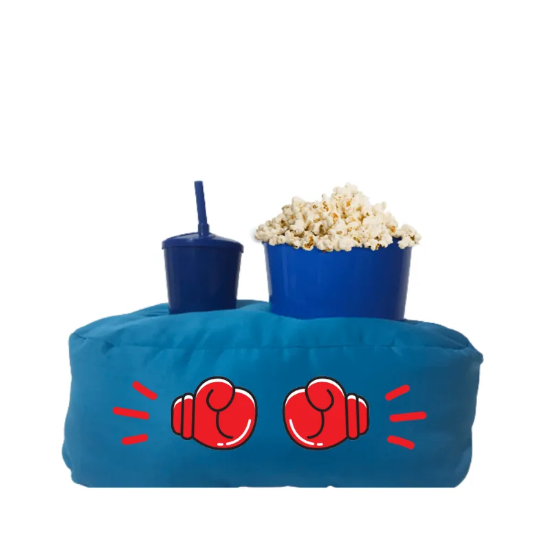 Almofada Porta Pipoca Azul Infantil Luva Box