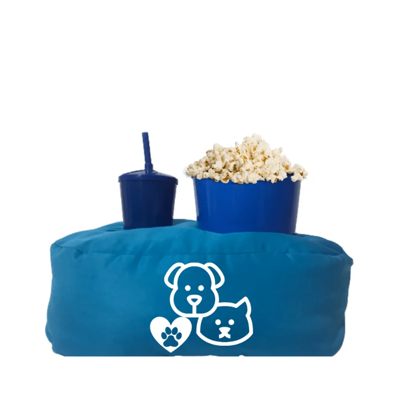 Almofada Porta Pipoca Azul Infantil Pets