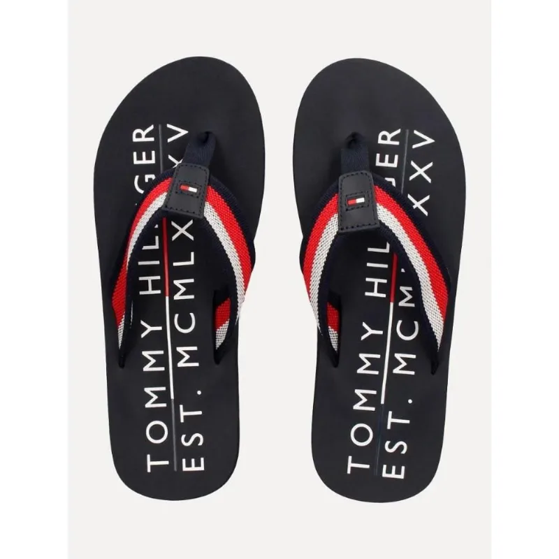 Chinelo Tommy Hilfiger Simon 35D Azul Marinho Masculino