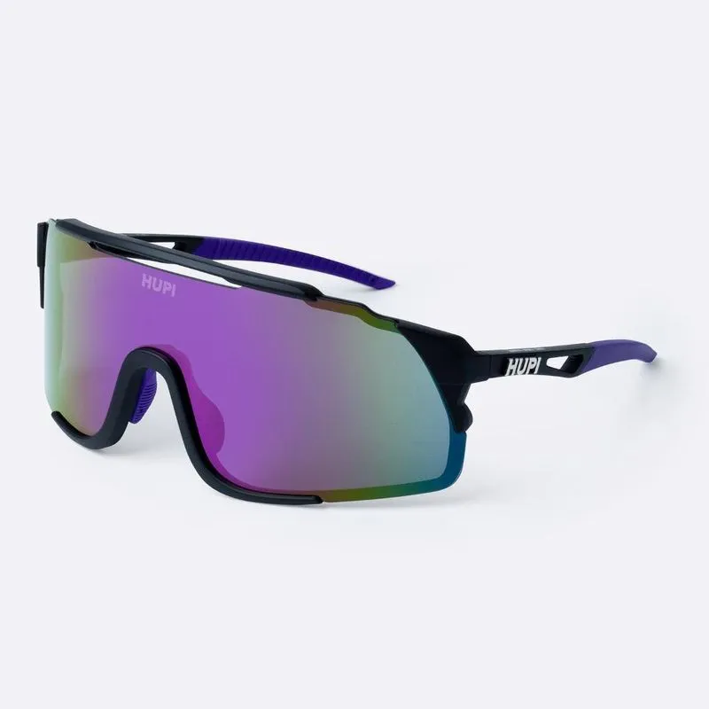 Óculos hupi Eagle Preto - Lente Roxo Espelhado