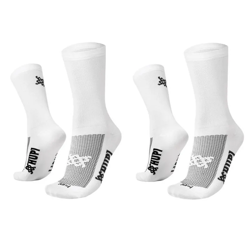 Kit 02 Pares Meia hupi Corrida Bike Lisa Cano Médio, Tam 36-42